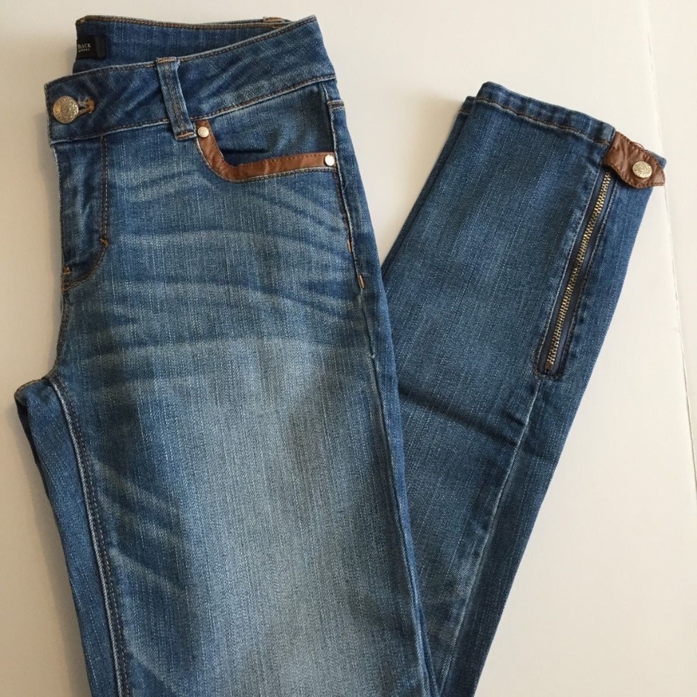 White House Black Market Womens Jeans 0 Sz Skimmer